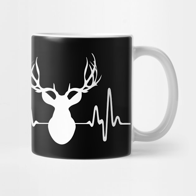 Heartbeat Deer Hunting T-shirt by jMvillszz